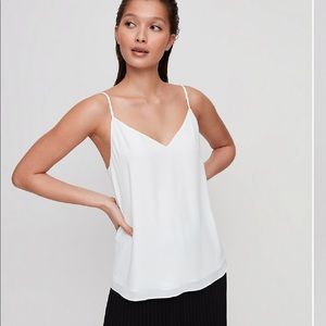 Babaton “everly” white camisole from Aritzia